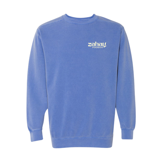 Zahav Foods Garment-Dyed Crewneck Sweatshirt