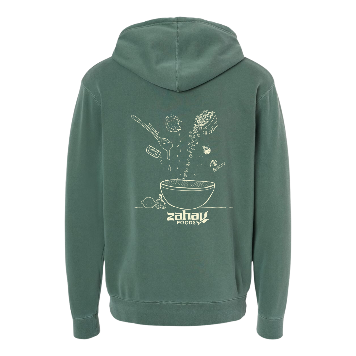 Zahav Foods Midweight Hoodie